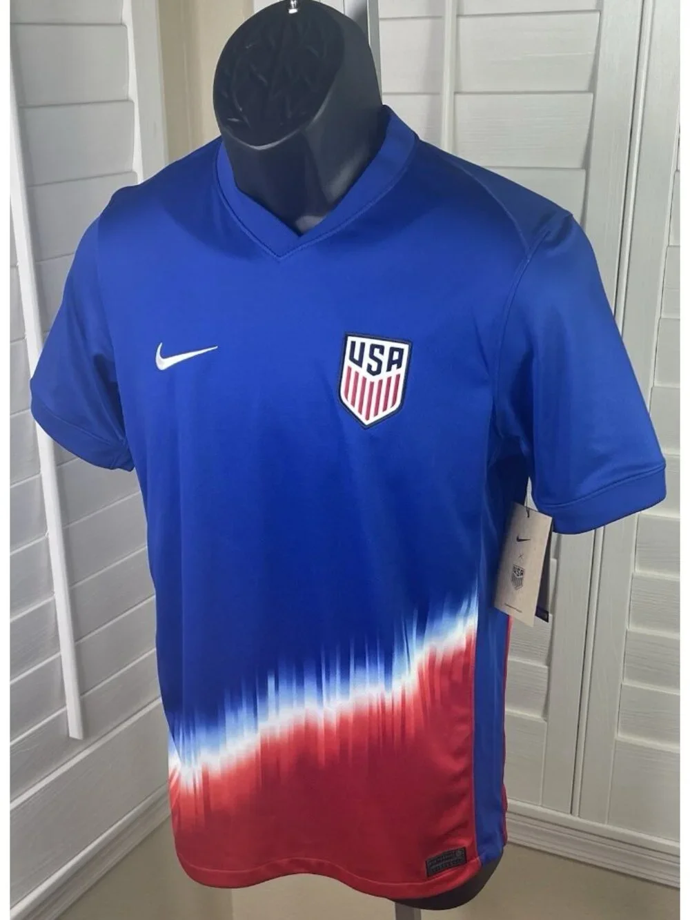 Nike USA 2024 Stadium Away “Sash” Soccer Jersey - FJ4373-417 - Kids XL - NWT $80